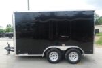 7X12 V-Nose Enclosed Cargo Trailer (2) 3,500LB Axles - Image 10