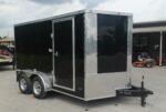7X12 V-Nose Enclosed Cargo Trailer (2) 3,500LB Axles - Image 5