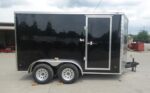 7X12 V-Nose Enclosed Cargo Trailer (2) 3,500LB Axles - Image 8