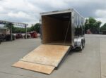 7X12 V-Nose Enclosed Cargo Trailer (2) 3,500LB Axles - Image 12