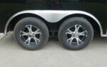8.5x12 Black V-Nose Enclosed Trailer with Elect Pkg (2) 3500lb Axles Storage - Image 6
