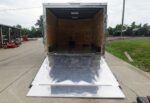 8.5x12 Black V-Nose Enclosed Trailer with Elect Pkg (2) 3500lb Axles Storage - Image 15