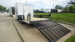 8.5' x 20' White V-Nose Hybrid Enclosed Trailer – Dual 7K Axles - Image 7