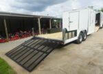 8.5' x 20' White V-Nose Hybrid Enclosed Trailer – Dual 7K Axles - Image 9