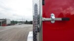 7x16 Red  V-Nose Enclosed Trailer (2) 3,500lb Axles 7ft Interior - Image 10