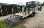7x20 Black Hybrid Enclosed Trailer ATP Floor (2) 7K Axles - Image 6