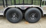 7x20 Black Hybrid Enclosed Trailer ATP Floor (2) 7K Axles - Image 14