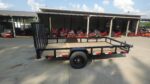 6.4x12 Straight Deck Utility Trailer 3,500lb Axles Tall Gate - Image 3