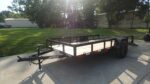 6.4x12 Straight Deck Utility Trailer 3,500lb Axles Tall Gate - Image 2