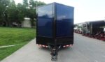 8.5x36 Indigo Blue Blackout Enclosed Trailer Escape Doors E Track Floor (3) 7K Axles 21K GVWR - Image 2