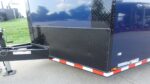 8.5x36 Indigo Blue Blackout Enclosed Trailer Escape Doors E Track Floor (3) 7K Axles 21K GVWR - Image 13