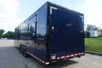 8.5x36 Indigo Blue Blackout Enclosed Trailer Escape Doors E Track Floor (3) 7K Axles 21K GVWR - Image 6