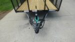 6.4x14 Dovetail Utility Trailer with 2ft Mesh Sides (2) 3500lb Axle - Image 12