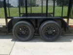 6.4x16 Straight Deck Utility Trailer 6ft Mesh Sides (2) 3,500lb Axles - Image 16