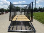 6.4x16 Straight Deck Utility Trailer 6ft Mesh Sides (2) 3,500lb Axles - Image 10
