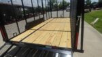 6.4x16 Straight Deck Utility Trailer 6ft Mesh Sides (2) 3,500lb Axles - Image 11