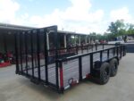6.4x18 Utility Trailer with 2FT Mesh Sides & Gate (2) 3,500LB Axles GVWR 7K - Image 5