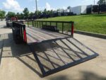 6.4x18 Utility Trailer with 2FT Mesh Sides & Gate (2) 3,500LB Axles GVWR 7K - Image 9