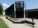 8.5x30 Black Enclosed 2-5200lb Axles 9' Interior Height with Winch - Image 3