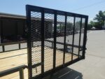 7x20 Powder Coated Straight Deck Utility Trailer with Side Gate (2) 3,500lb Axles - Image 10