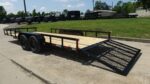 7x20 Powder Coated Straight Deck Utility Trailer with Side Gate (2) 3,500lb Axles - Image 13