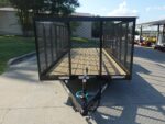 6.4x18 Debris / Junk Utility Trailer 4ft Mesh Sides (2) 3500lb Axles 7K GVWR - Image 2