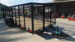 6.4x18 Debris / Junk Utility Trailer 4ft Mesh Sides (2) 3500lb Axles 7K GVWR