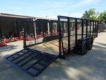 6.4x18 Debris / Junk Utility Trailer 4ft Mesh Sides (2) 3500lb Axles 7K GVWR - Image 11