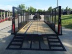 6.4x18 Debris / Junk Utility Trailer 4ft Mesh Sides (2) 3500lb Axles 7K GVWR - Image 12