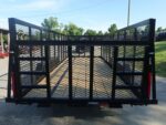 6.4x18 Debris / Junk Utility Trailer 4ft Mesh Sides (2) 3500lb Axles 7K GVWR - Image 9