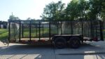 6.4x18 Debris / Junk Utility Trailer 4ft Mesh Sides (2) 3500lb Axles 7K GVWR - Image 7