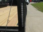 8.5x24 Black W/Black Out Hybrid Enclosed Trailer V-Nose (2) 7,000lb With Rails - Image 25