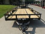 7x20 Heavy Duty Straight Deck Utility Trailer (2) 5,200lb Axles with Brakes 10K GVWR - Image 2