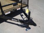 6.4x12 Dovetail Utility Trailer with 2ft Mesh Sides (2) 3,500lb Axles 7K GVWR - Image 7