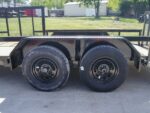 7x14 Utility Trailer with Side Gate and Dbl Brake (2) 3,500lb Axle - Image 11