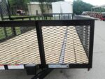 7x20 Dovetail Utility Trailer 2ft Mesh Side with Side Gate (2) 3,500lb Axles - Image 10