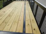 7x20 Dovetail Utility Trailer 2ft Mesh Side with Side Gate (2) 3,500lb Axles - Image 12