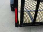 7x20 Dovetail Utility Trailer 2ft Mesh Side with Side Gate (2) 3,500lb Axles - Image 18