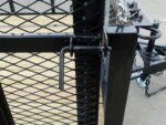 7x20 Dovetail Utility Trailer 2ft Mesh Side with Side Gate (2) 3,500lb Axles - Image 23