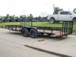 6.4x20 Utility Trailer with Side Gate and 18" Mesh (2) 3,500lb Axles - Image 5