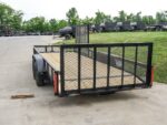 6.4x20 Utility Trailer with Side Gate and 18" Mesh (2) 3,500lb Axles - Image 6