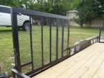 6.4x20 Utility Trailer with Side Gate and 18" Mesh (2) 3,500lb Axles - Image 11