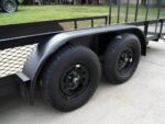 6.4x20 Utility Trailer with Side Gate and 18" Mesh (2) 3,500lb Axles - Image 13