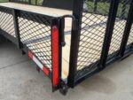 6.4x20 Utility Trailer with Side Gate and 18" Mesh (2) 3,500lb Axles - Image 14