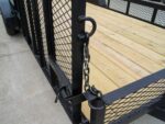 6.4x20 Utility Trailer with Side Gate and 18" Mesh (2) 3,500lb Axles - Image 16