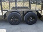 7x18 Tandem axle 2-3500lb Utility Trailer 6ft Mesh Sides with Ladder Racks 7K GVWR - Image 15