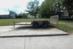 7x14 Straight Deck Tube Top Utility Trailer (2) 3,500lb Axles - Image 3