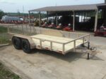 7x14 Straight Deck Tube Top Utility Trailer (2) 3,500lb Axles - Image 9