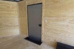 8.5x18 Black V-Nose Enclosed Trailer with Blackout Package (2) 3,500lb Axles - Image 18