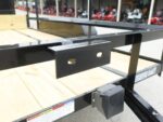 6.4x12 Straight Deck Utility Trailer 6ft Ladder Racks (2) 3500lb Axles - Image 15